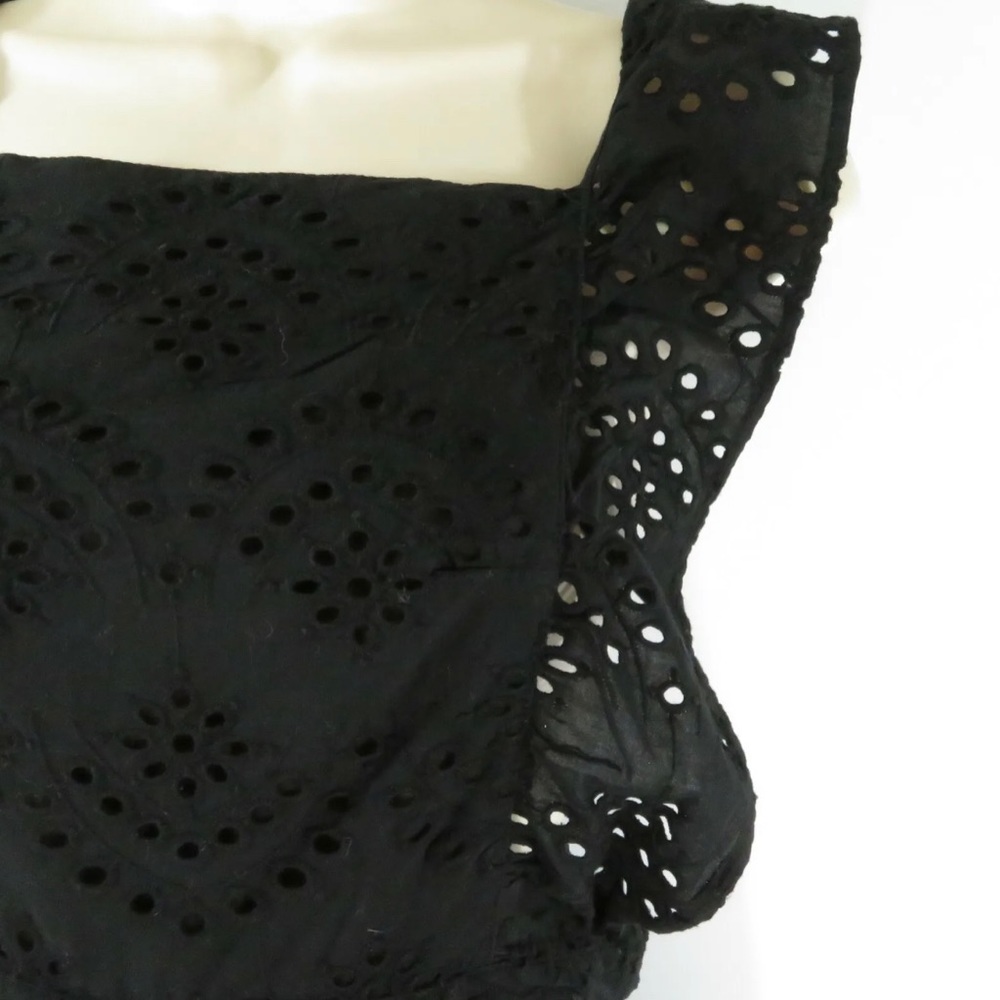 TOPSHOP Embroidered Ruffle Jumpsuit - Picture 8 of 13